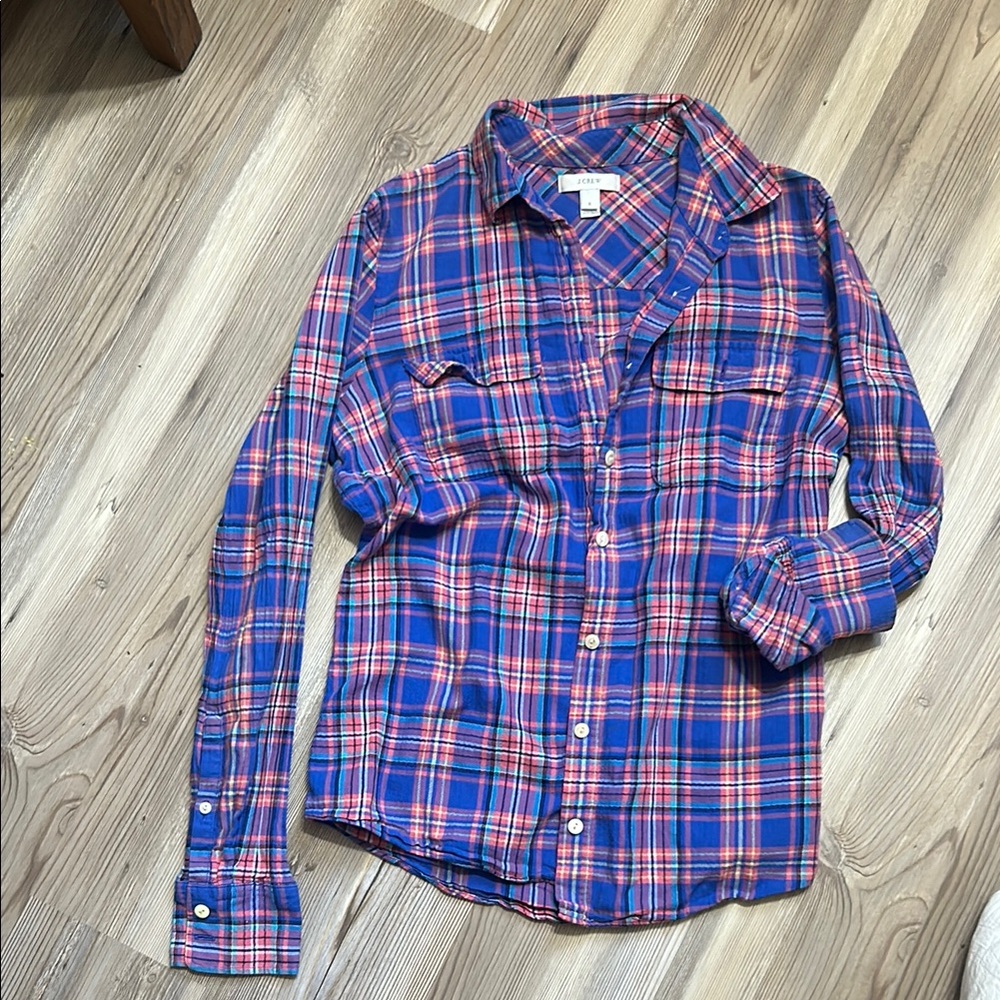 J. Crew Plaid Button Up